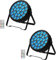 DELIBANG 2PCS 216W LED Par Strahler, 27 x 8W RGBW LED Par Scheinwerfer Bühnenlicht DMX512 Discolicht Partylicht für Party, Bar, Weihnachten, Halloween, Hochzeit