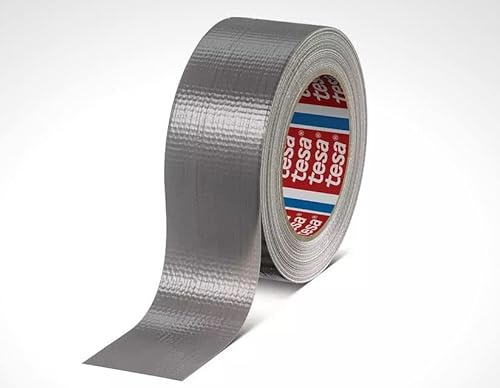 tesa 4615, Duct Tape, Gewebeband, Panzertape, 50mm x 50m, silber, Menge:36