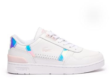 Lacoste-Women Court SNKR-47SFA0061, Blanc/Rose, 37.5 EU