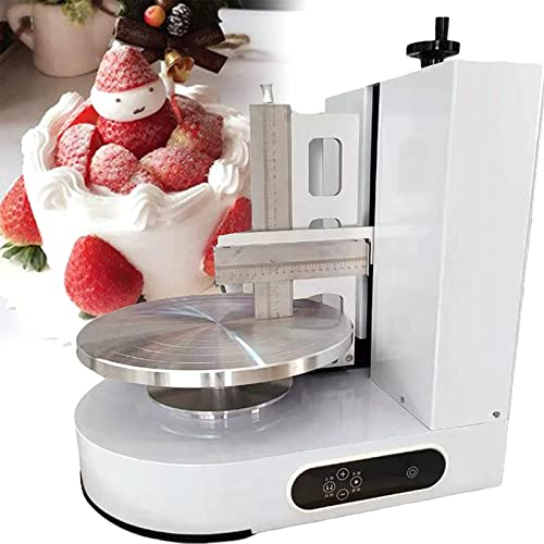Plato Giratorio Automático Para Tartas, Máquina Esparcidora De Revestimiento Suave De Crema Para Tartas De Cumpleaños, Con Protección Contra Fugas, Altura Y Velocidad Ajustables, Para Hacer Decoraci
