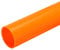 sourcing map 1.6 Inch PVC Rigid Tube Round Pipe 35.2mm ID 40mm OD 500mm Orange High Impact for Water Pipe, Crafts, Decoration, Cable Sleeve