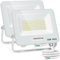 Aigostar Faretto LED da Esterno 50W, 4500LM, Faretti LED Esterno luce bianca 6500K, Luce di Sicurezza Impermeabile IP65, Per Giardino, Cortile, Garage, Corridoio, Confezione da 2