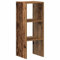 vidaXL Bücherregal Stapelbar Altholz-Optik 30x30x80 cm Holzwerkstoff, Bücherständer, Büroschrank, Aktenregal, Bücherschrank, Büroregal, Highboard