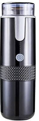 Portable Car Instant Espresso Maker Pod-Coffee Machine Brewing Coffee Maker USB Charging Fit for Outdoor Camping