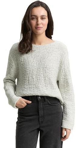TOM TAILOR Damen Strickpullover mit Struktur