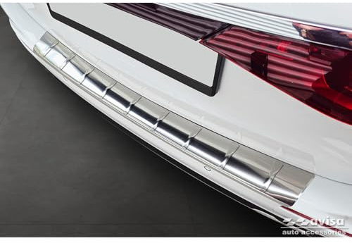 Avisa Edelstahl Heckstoßstangenschutz kompatibel mit Mercedes E-Klasse (S214) Kombi 2023- 'Ribs', Silber | kompatibel mit Mercedes E-Klasse (S214) Estate 2023- - Silber