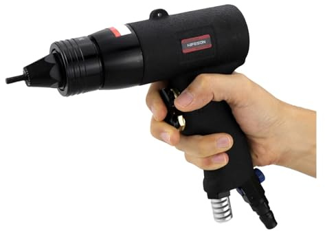 Pneumatic Framing Nailer Self-Lock Pneumatic Rivet Nut Guns Insert Thread Pull Setter Riveters for Aluminum and Iron Nuts(802B-M3M4M5)
