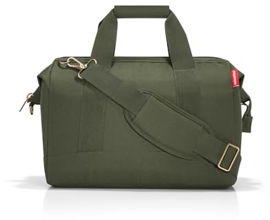 reisenthel allrounder M forest gold – Vielfältige Doktortasche zum Reisen, für die Arbeit oder Freizeit – Mit funktional-stylischem Design