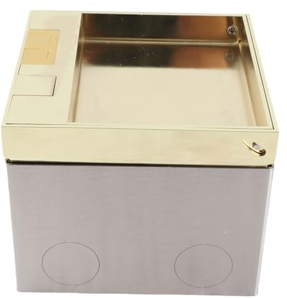 RASTKY Prise Encastrable au Sol en Acier Inoxydable avec Port USB pour Magasin Home 4S - 4000 W doré