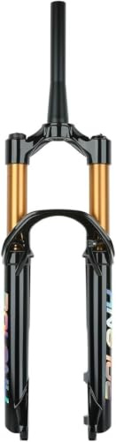 NIKANXIA Forcella Anteriore Ammortizzata MTB, 26/27,5/29 Pollici, Escursione 130-140 mm, Tubo Conico da 1-1/2, sgancio rapido 9 mm, Blocco Manuale for AM e XC