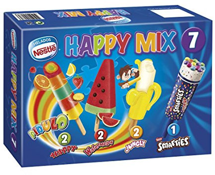 Nestlé Helados Happy Mix, 461ml (Congelado)