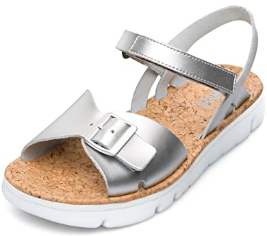 Camper Oruga Sandal-K200631, flat sandals, Medium Gray,