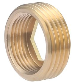 Fourrure à Visser avec butée Mâle 26x34 (1') - Femelle 20x27 (3/4) 6 pans Intérieur NOYON & THIEBAULT