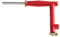 Roto TS8323 Strumento di Regolazione Originale con Impugnatura per ASSE e Maniglia di Montaggio, Argento, Rosso