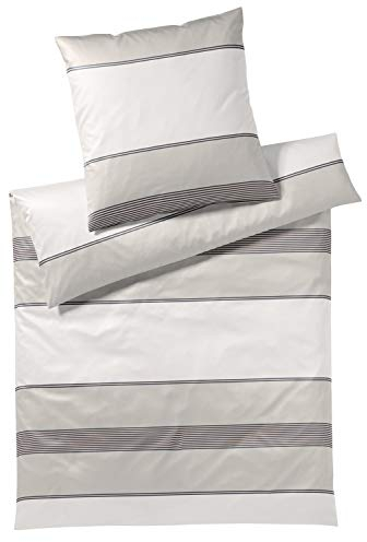 Joop! Bettwäsche Rise nature 1 Bettbezug 135 x 200 cm + 1 Kissenbezug 80 x 80 cm