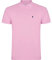 S&C - Polo Homme Manches Courtes 100% Coton Piqué, Coupe Classique, Casual, Couleur Unie, 3 Boutons, Conçu en Espagne, Regular Fit, Voir Guide, Rose Clair, L