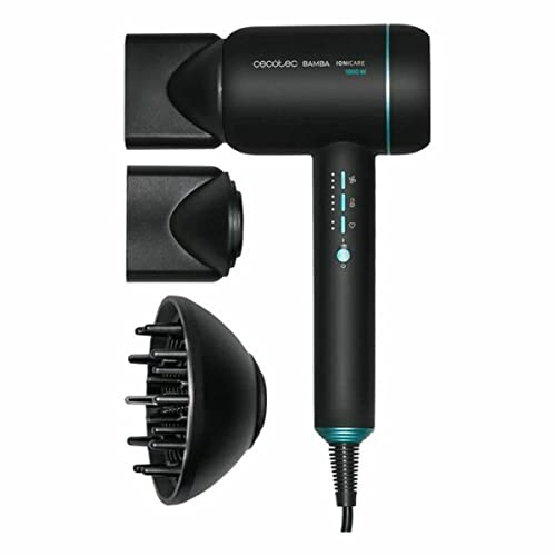 Bamba Ionicare 6000 Rockstar Vision Secador De Pelo IóNico. Motor Digital, 2000 W De Potencia, Con Pantalla Lcd, Iones Reales, 5 Configuraciones De Temperatura