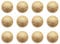 HEALLILY 30 Stücke Vintage Antike Metall Blazer Knöpfe mit Schaft Mäntel Knöpfe Jacke Knöpfe Hemd Anzug Hose Knöpfe Runde Nähknöpfe für DIY Handwerk 20Mm (Golden)