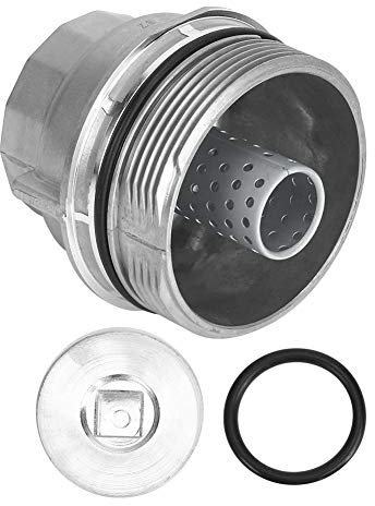 Caja de Filtro de Aceite Tapa de la Carcasa del Filtro de Aceite Tapa del Filtro de Aceite Cubierta Reemplazo 15620-31060 15643-31050 Apto para