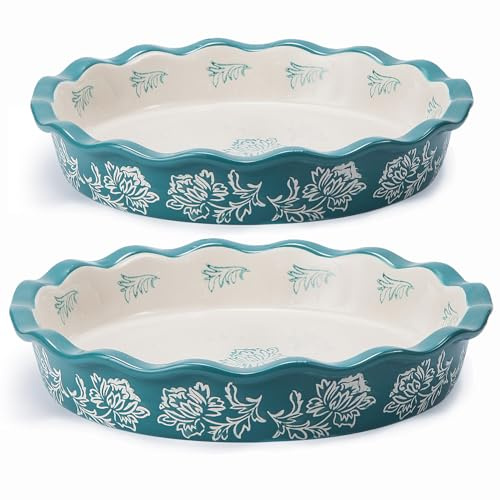 Wisenvoy Kuchenform aus Porzellan, antihaftbeschichtet, Blau