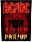 AC/DC RÜCKENAUFNÄHER BACKPATCH # 16 PWR UP BAND 36x29cm AUFNÄHER PATCH FLICKEN