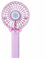 Dutty Mini-Handventilator, 2000 mAh wiederaufladbarer Akku, 3–8 Stunden Akkulaufzeit, geräuscharm, USB-Aufladung, tragbar, zusammenklappbar als Tischventilator (Rosa)