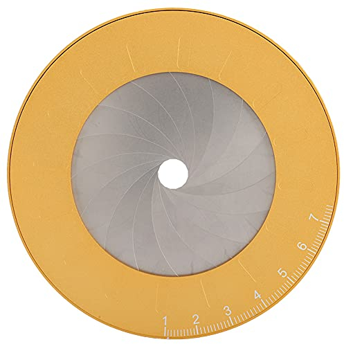 Kreis-Zeichnungs-Werkzeug,Edelstahl-Metall-Durchmesser-Kreis-Zeichenschablone,Kreis-Maker mit Einstellbarem Durchmesser,360-Grad-Ring-Lineal-Vorlagen-Werkzeug,Für Design,Zeichnung,Büro
