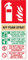 P12 Feuerlöscher enthält Aff Foam Anleitung (in englischer Sprache), 100 x 200 mm, 5 Stück