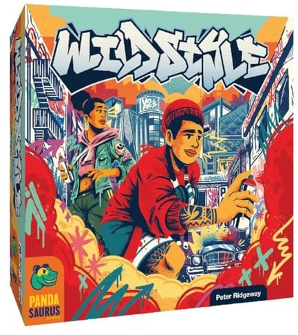 Pandasaurus Games Pandasaurus - Wildstyle - Echtzeit Brettspiel - Street Art Spiel - Lustiges Familienspiel für Erwachsene und Jugendliche - Ab 14 Jahren - Für 2-5 Spieler - Englisch