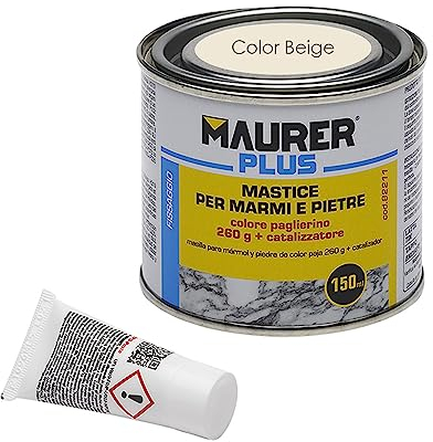 MAURER Masilla Para Marmol Color Beige 150 ml.