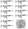 SUNNYCLUE 1 Box 30 Stück Tibetischer Stil Legierung Pistolen Anhänger Waffen Anhänger Für Die Schmuckherstellung AK 47 Form Gewehr Anhänger Bulk 3D Nail Art Dekoration Halskette Armband Ohrringe Schlü
