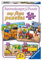 Ravensburger My First Puzzles, Construction Site Animals (2, 3, 4 & 5 piece) Jigsaw Puzzles for Kids 2 Years Up - Educational Toys for Toddlers