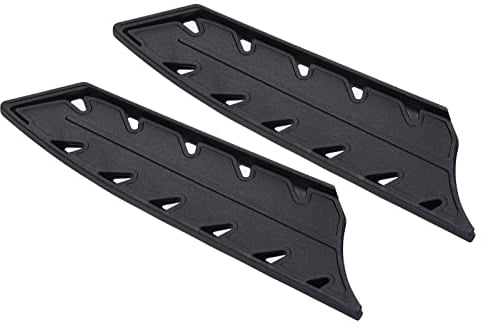 PATIKIL Plastic Safety Knife Cover Sleeves for 8 Chef Knife or 7 Santoku Knife, 2 Pack Knives Edge Guard Blade Protector Universal Knife Sheath, Black