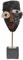 BigBuy Home Skulptur Maske Braun Schwarz 52 x 35 x 41,5 cm