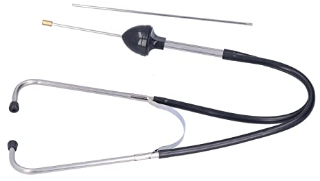 JUOPZKENN Mechanik-Sonarskop, Automotor-Stethoskop-Werkzeug, Mechanik-Zylinder-Sonarskop-Stahl mit PVC-Schlauch, Auto-Motor-Diagnosewerkzeug, Universell für Pkw-LKW