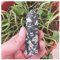 Natürlicher Kristall, rau, natürlicher Kristall, Quarz, Bambusstein, Turmspitze, Reiki-Stein, Zimmer, Zuhause, Büro, Aquarium, Dekoration, Zubehör, Edelstein ( Color : Light Grey , Size : 85-90g )