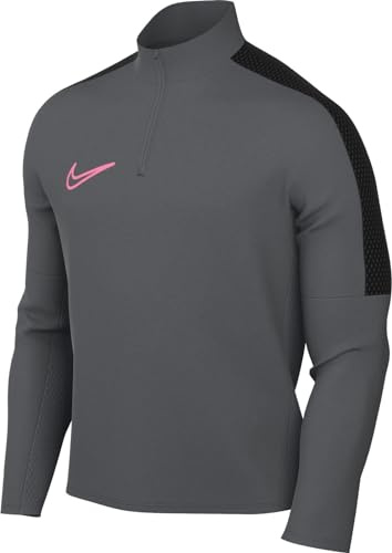 Nike Herren Sweatshirt Dri-Fit Academy23 Dril Top Br, Iron Grey/Black/Sunset Pulse, DX4294-069, XL