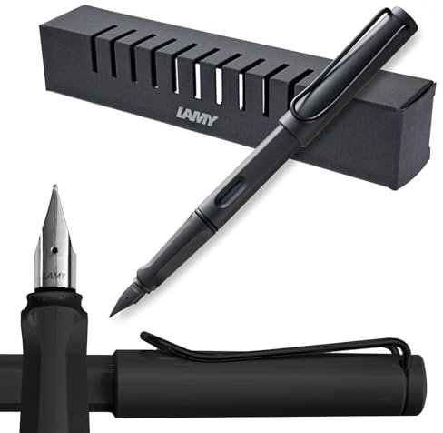 Fountain Pen Lamy Safari - Personalised with Engraving (Matt Umber, 1.1mm Italic Nib)