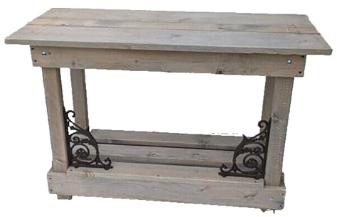 Generisch PFLANZTISCH GARTENTISCH Sideboard ANTIK Cottage Stil MASSIVHOLZ Tisch Garten NEU