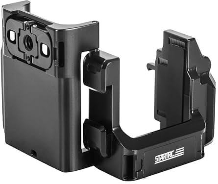 Ocuuer for DJI Osmo Pocket 3 Multifunktionskäfighalterung mit 1/4 Schraubenlöchern/Kaltschuh-Schnellmontage-Adapterbasis mit Riemenerweiterungsadapter