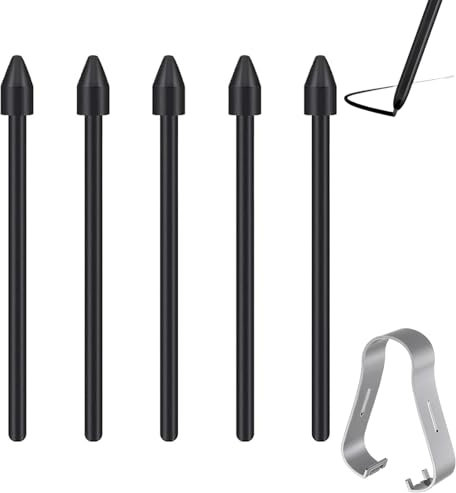 Ersatzspitzen für Samsung S Pen, 5 STK. Original Stylus Pen Spitzen für Samsung Galaxy S22 Ultra, Tab S7 FE, S7, S7+, S8, S8+, S8 Ultra, Note 8/9 – Mit Werkzeugset