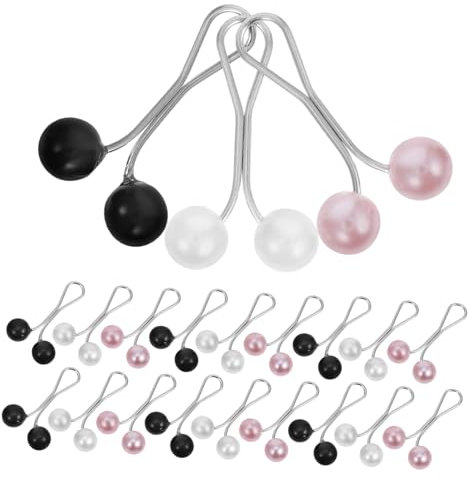 VILLFUL Hijab-Clips Brosche für Damen Kopftuch Schal Muslimischer Hijab Schal-Clips Sicherheitsknöpfe U-förmiges Design Stück