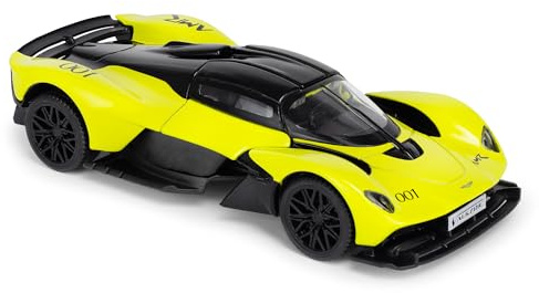 Aston Martin Valkyrie AMR Pro 1:43 Scale Die-Cast Model Car - Lime Green | Detailed Collectors Edition Diecast | Official Licensed Product