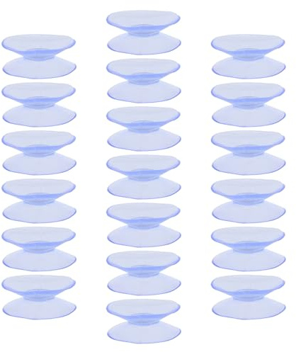 HAMPPLIES 20 Stück Anti-rutsch-Matte Für Couchtisch Saugknöpfe Saugnäpfe Schutzpuffer Abstandshalter Glasplatte Saugnapf Selbstklebend Auflage Für Glasplatte Transparent