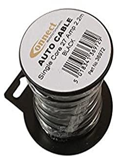 Connect 36972 Mini Reel Automotive Cable 27A Black 2.2m