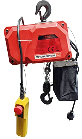 Elektrischer Kettenzug 300 Kg Hebezug Kettenaufzug mit 3 Meter Stahlkette 230V