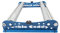 Kabelabroller Cable Caddy für Haspeln bis 510 mm Breite - BLAU