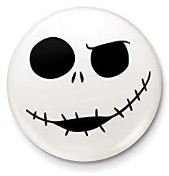 The Nightmare Before Christmas Pyramid: Jack Skull (Pin Badge) Merchandising, Weiß, Einheitsgröße (RD-RS461912)