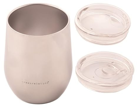 greenrelation refillmug+ 350 ML gobelets Isotherme en Acier Inoxydable mug Coffee to go Tasse à café