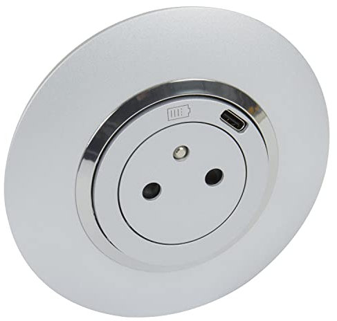 Legrand - Prise de courant surface 2P+T standard FB avec chargeur USB type C Complet . Dooxie